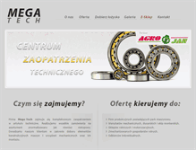 Tablet Screenshot of mega-tech.pl